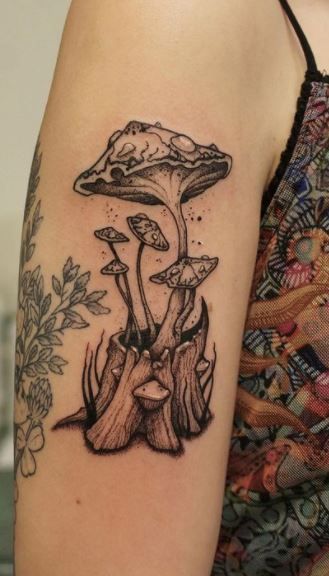 Mushroom Tattoo 151