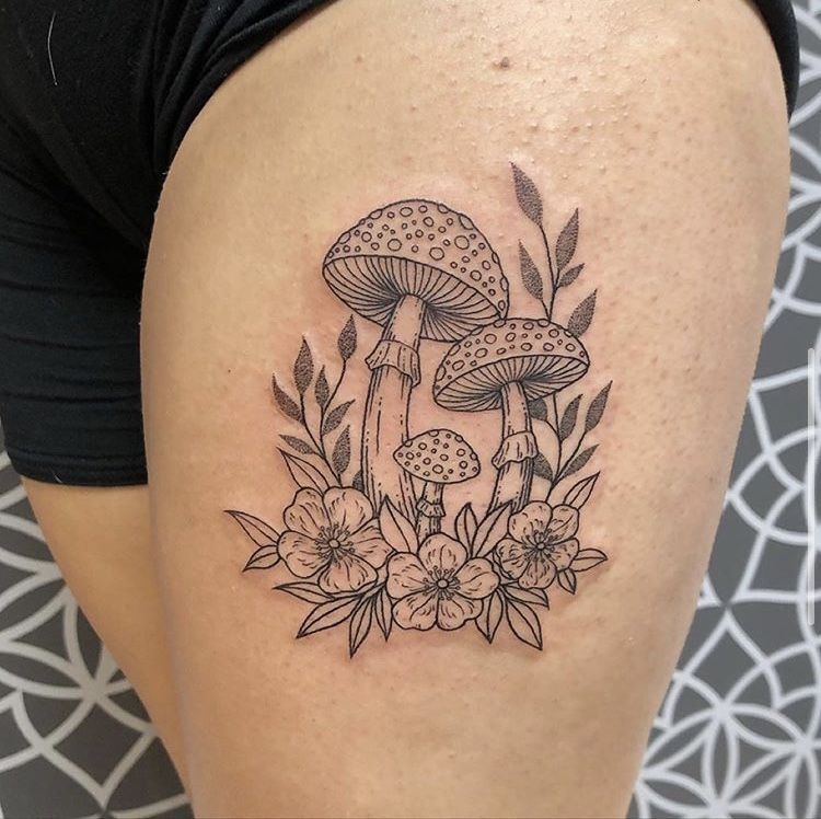 Mushroom Tattoo 156