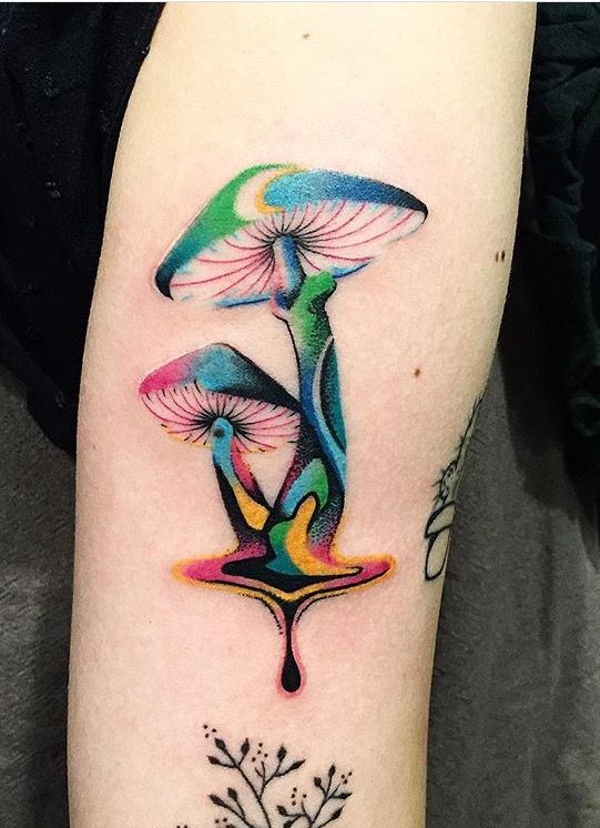 Mushroom Tattoo 16