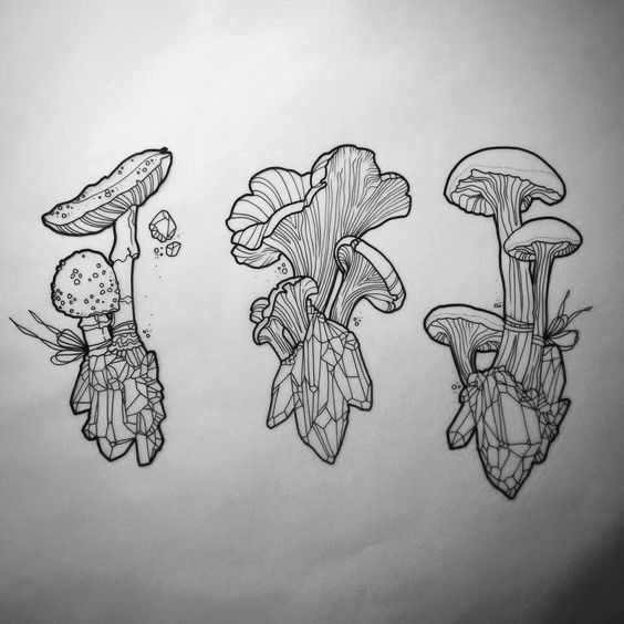 Mushroom Tattoo 160