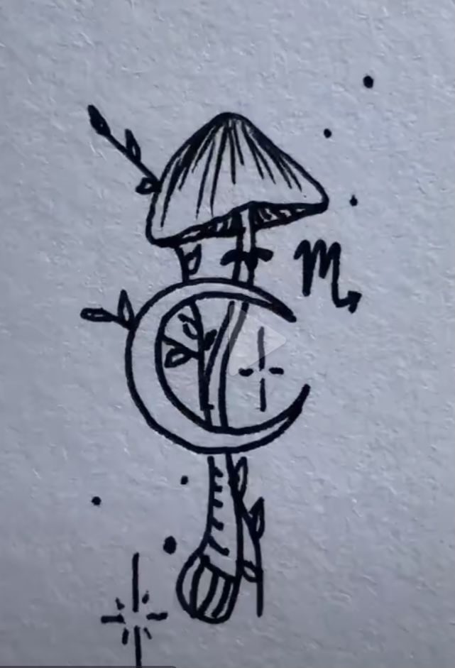 Mushroom Tattoo 168