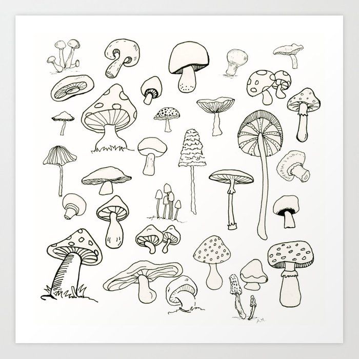 Mushroom Tattoo 178