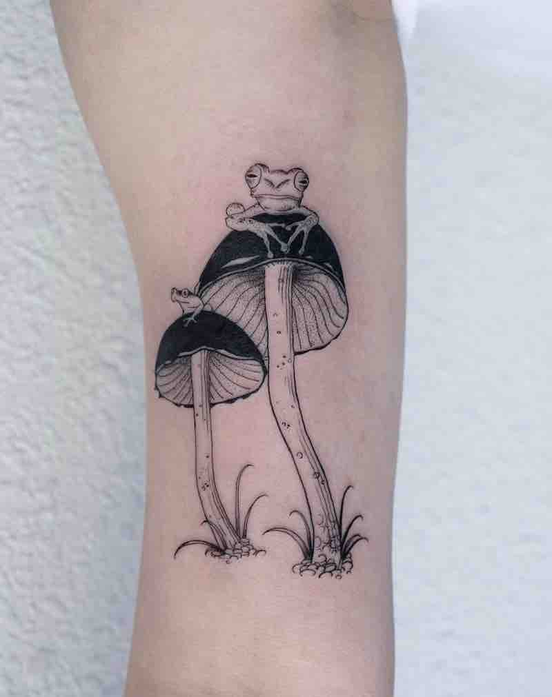 Mushroom Tattoo 18