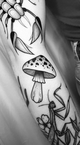 Mushroom Tattoo 187
