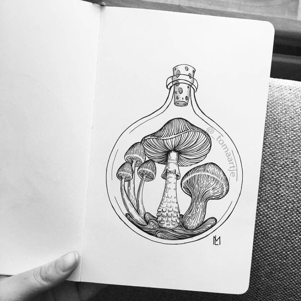 Mushroom Tattoo 194