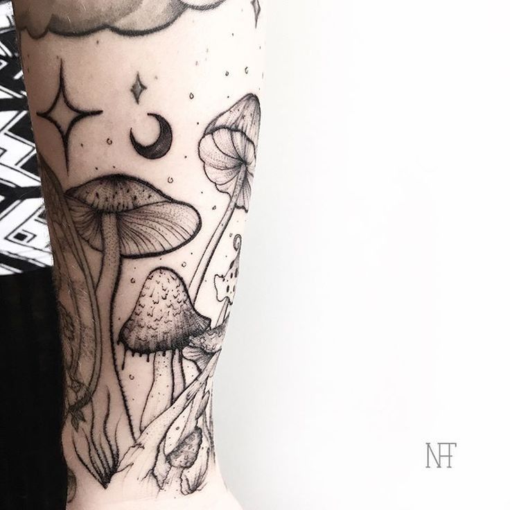 Mushroom Tattoo 2
