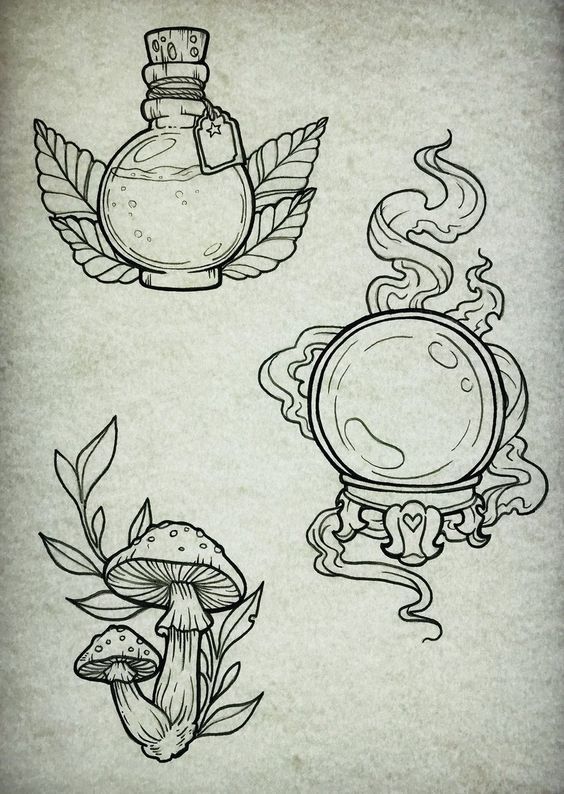 Mushroom Tattoo 201