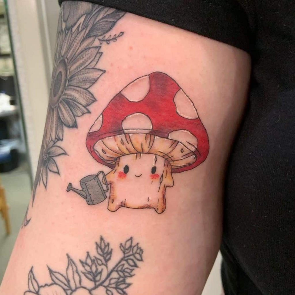 Mushroom Tattoo 208