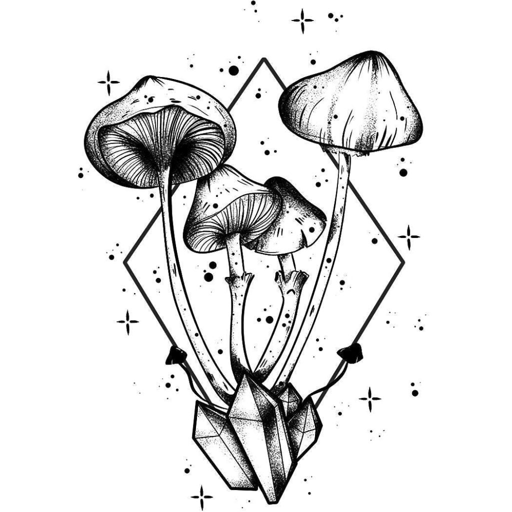 Mushroom Tattoo 210
