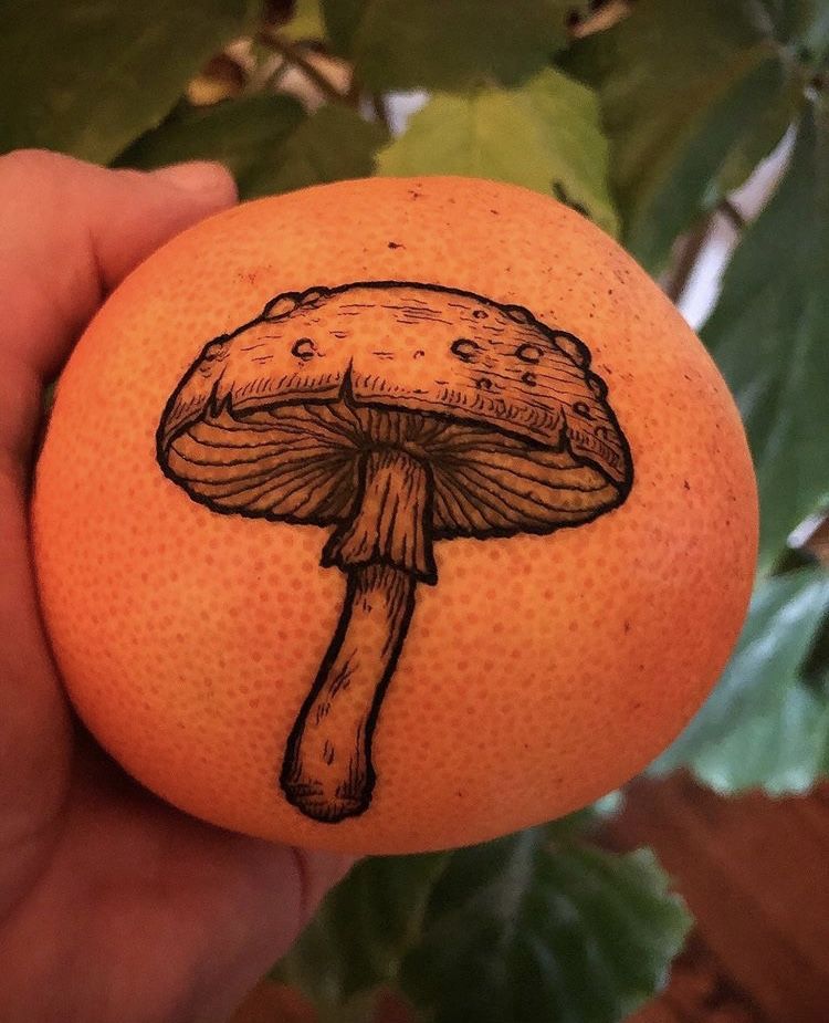Mushroom Tattoo 218