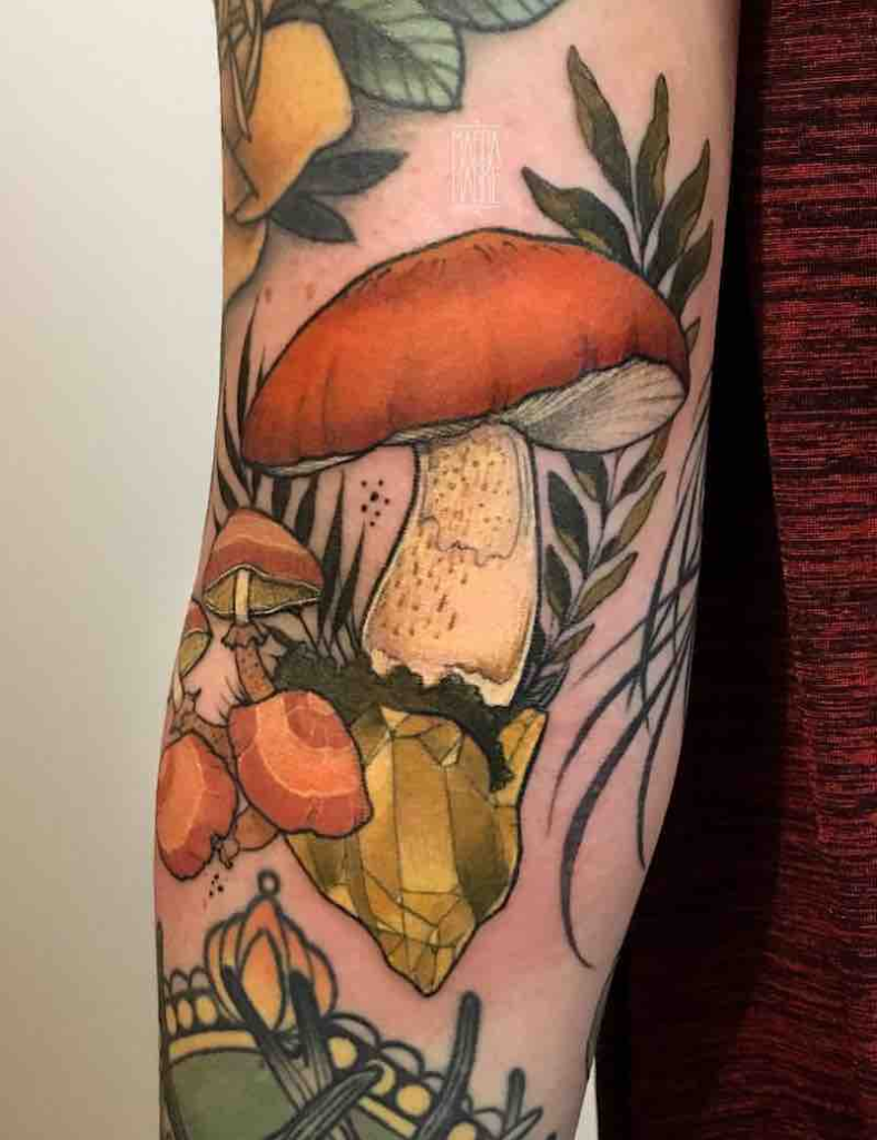 Mushroom Tattoo 22