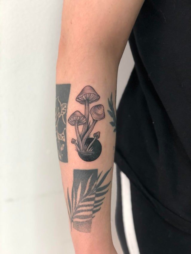 Mushroom Tattoo 25