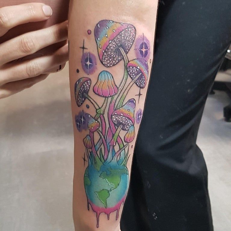 Mushroom Tattoo 28