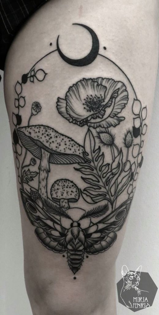 Mushroom Tattoo 3