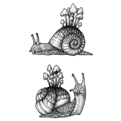 Mushroom Tattoo 32