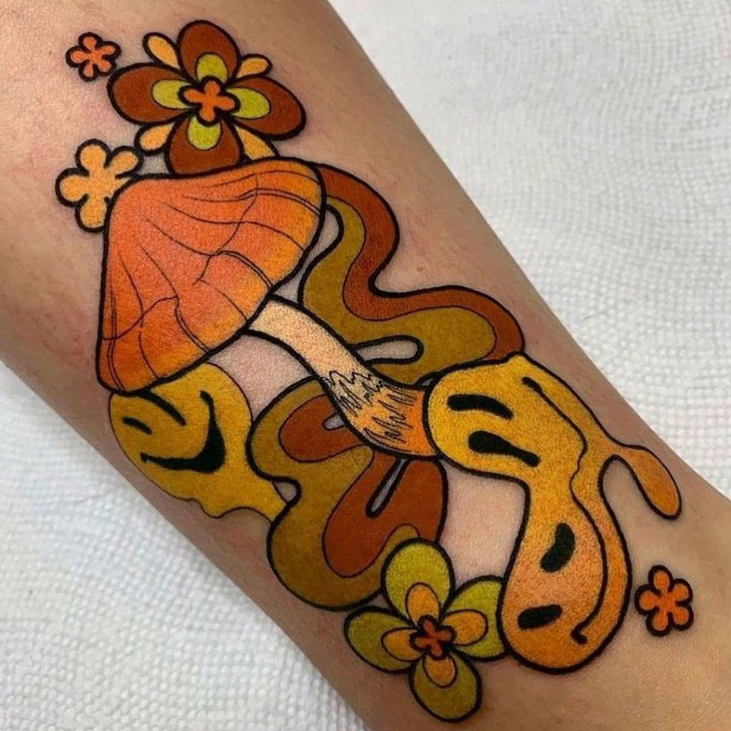 Mushroom Tattoo 33