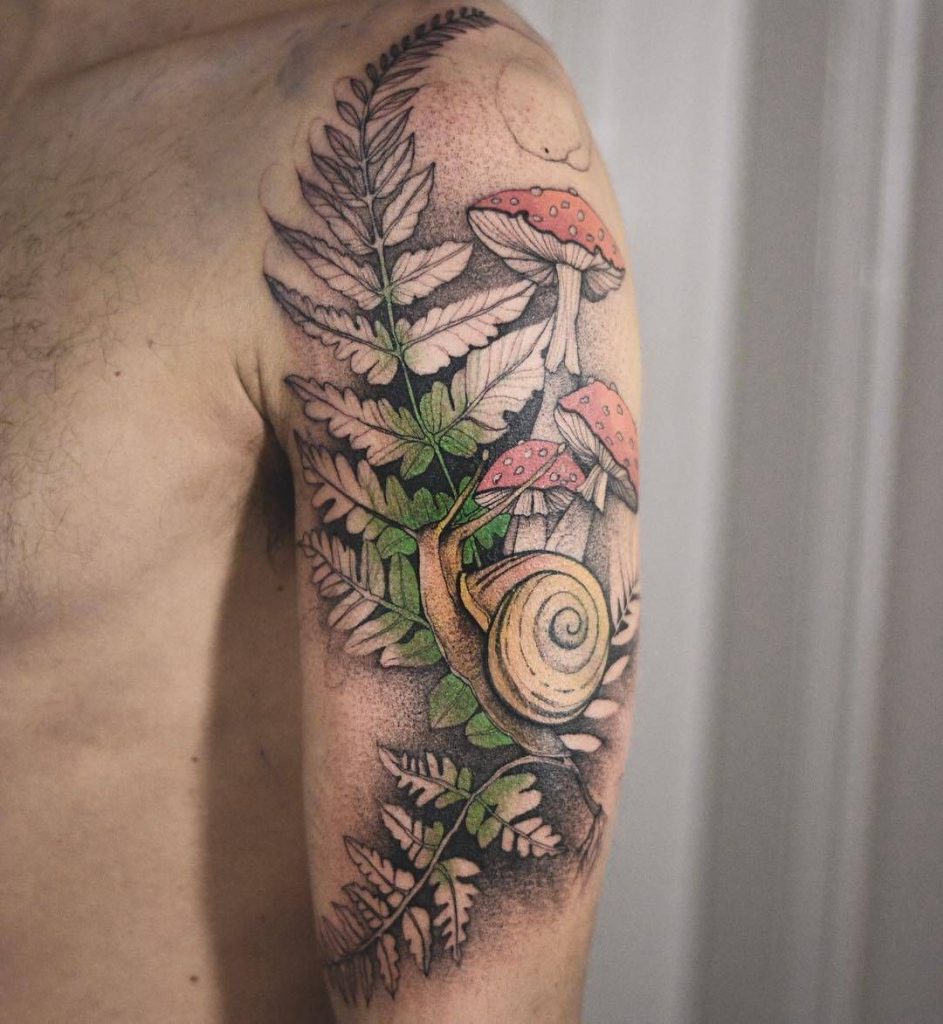 Mushroom Tattoo 41