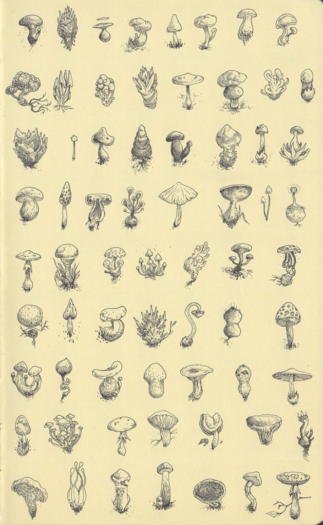 Mushroom Tattoo 44