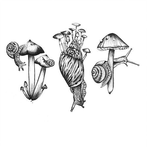 Mushroom Tattoo 45