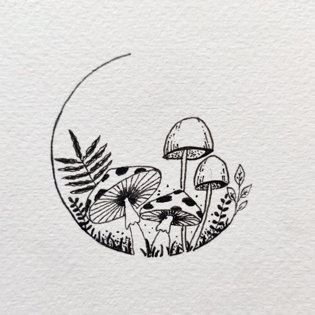 Mushroom Tattoo 5