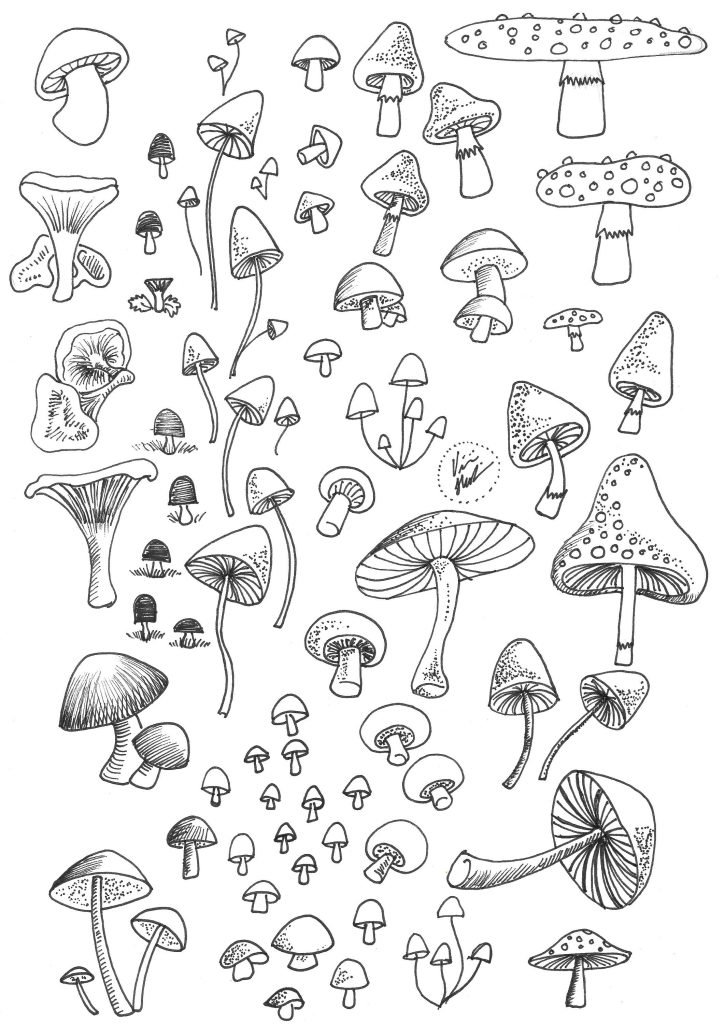 Mushroom Tattoo 50