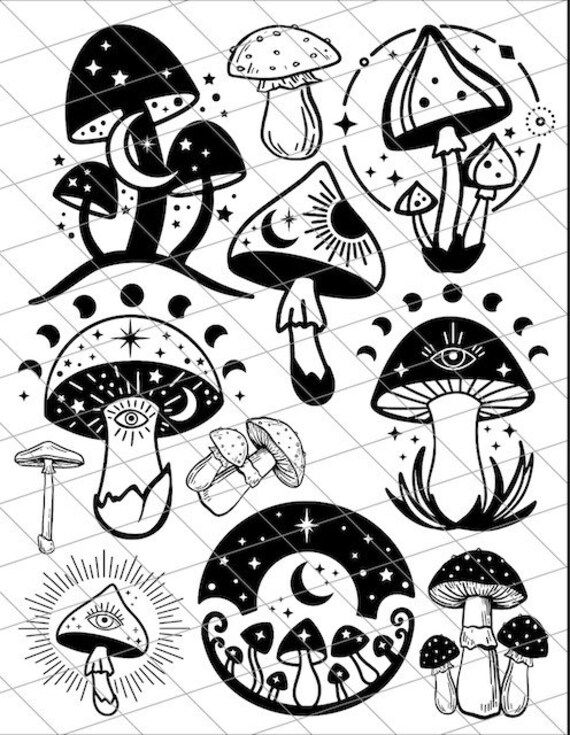 Mushroom Tattoo 58