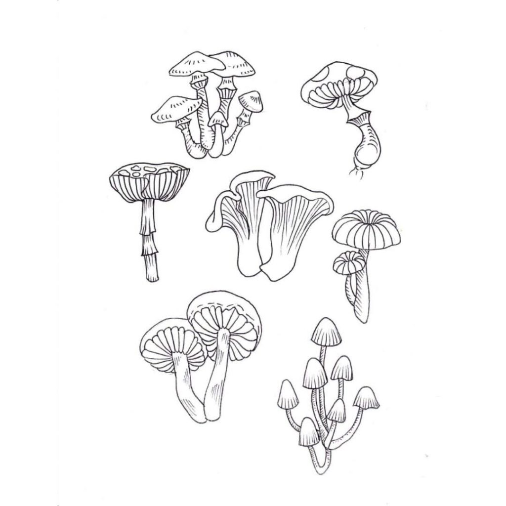 Mushroom Tattoo 69
