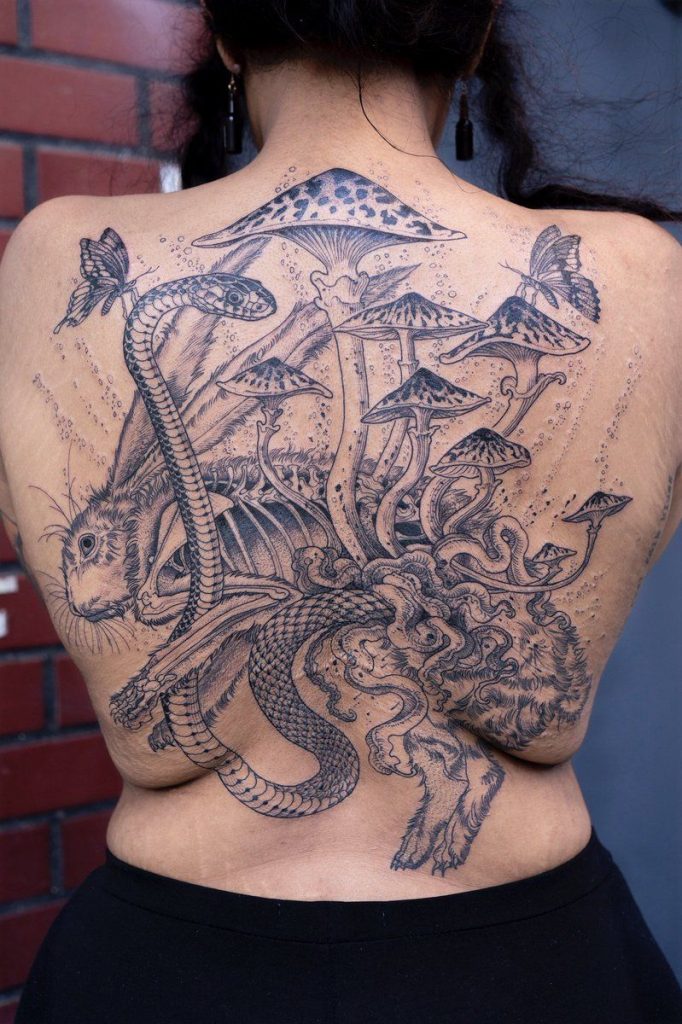 Mushroom Tattoo 79