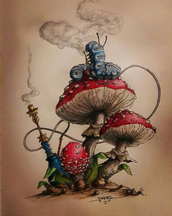 Mushroom Tattoo 8