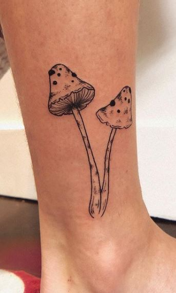Mushroom Tattoo 8