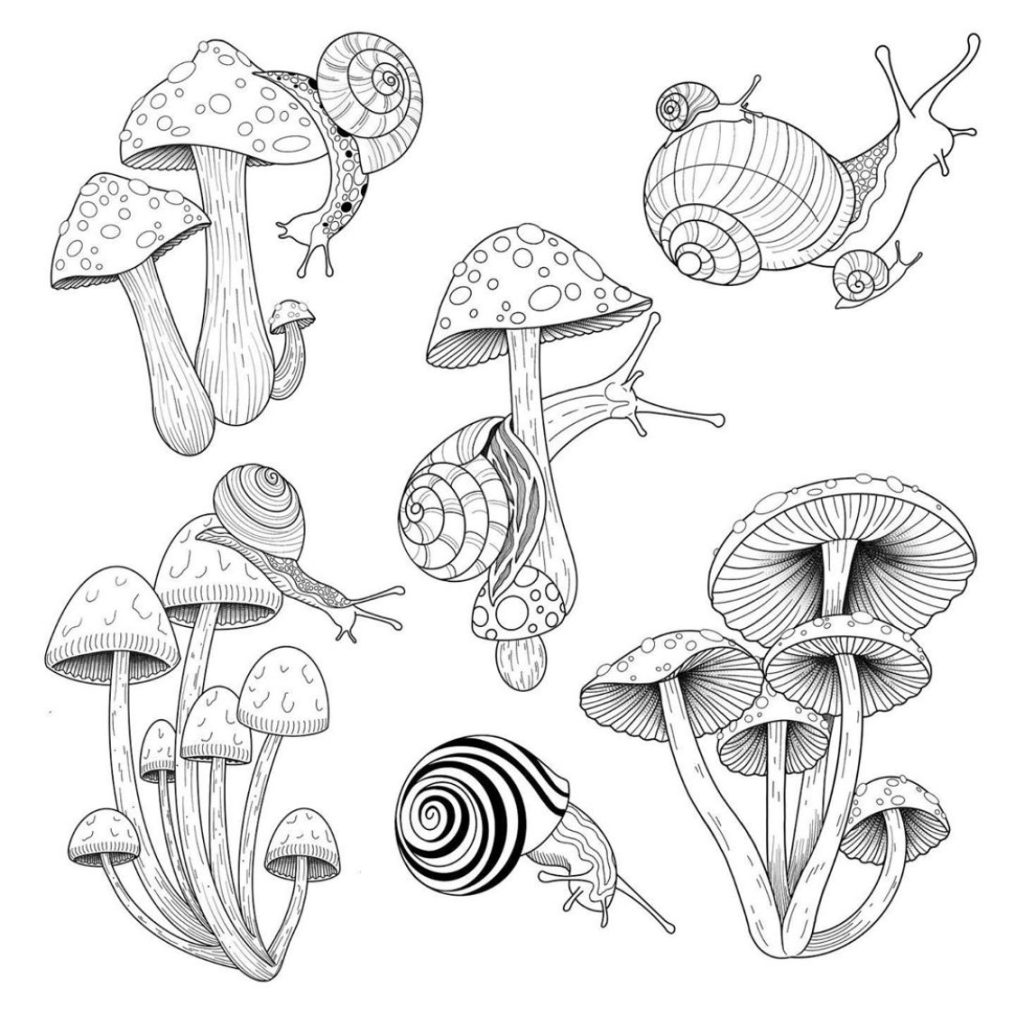 Mushroom Tattoo 82