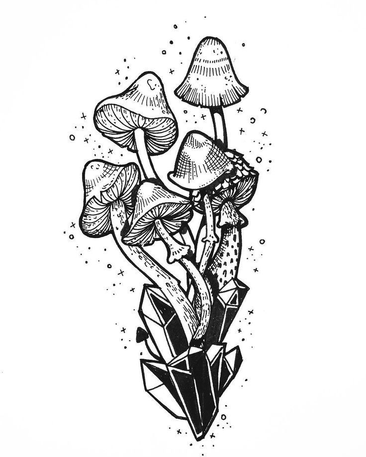 Mushroom Tattoo 85