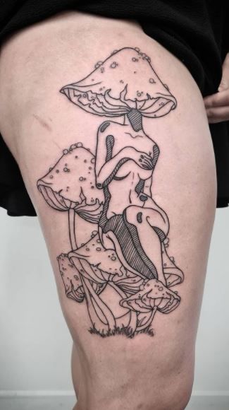 Mushroom Tattoo 86
