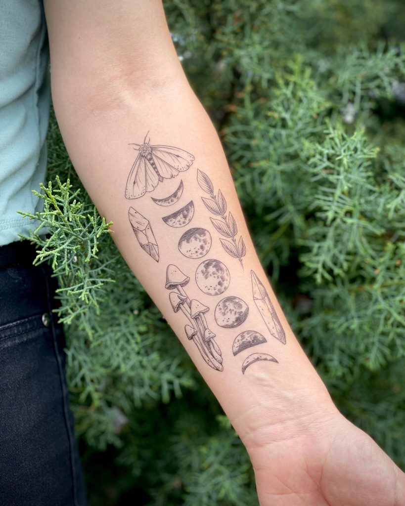 Mushroom Tattoo 90