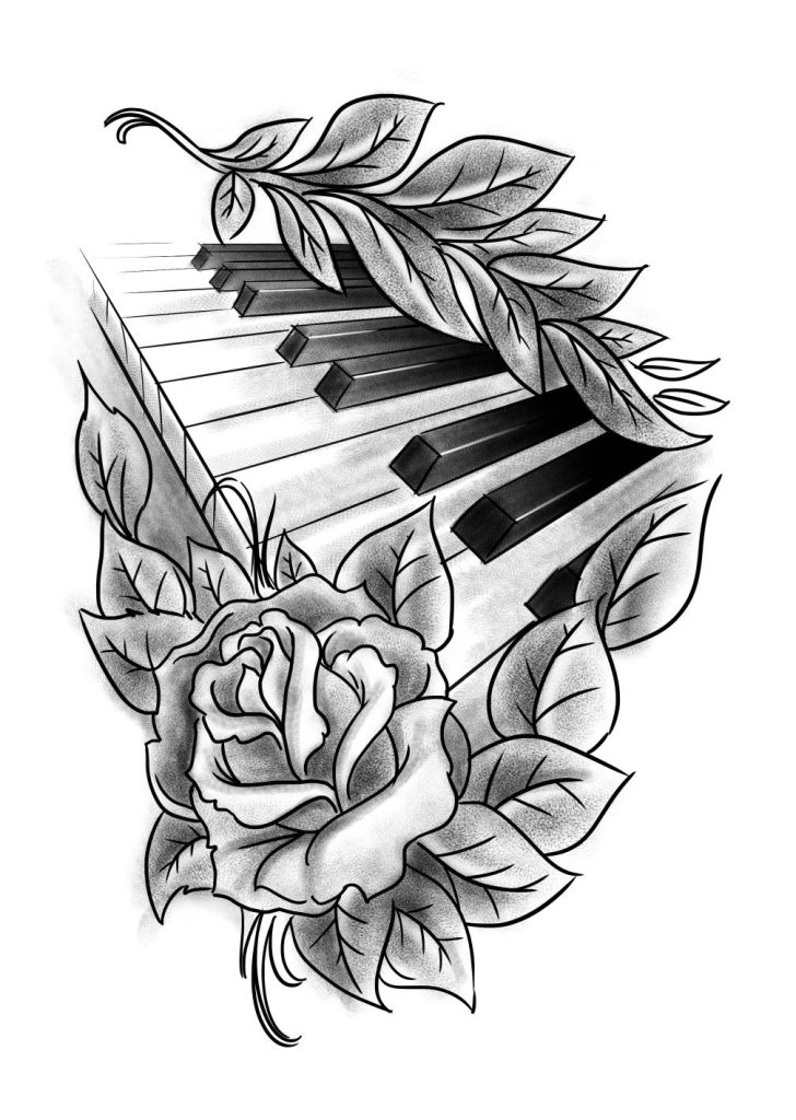 Piano Tattoos 161