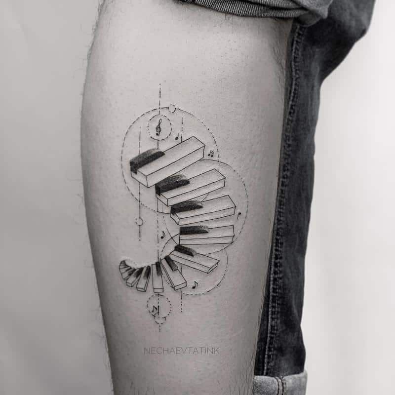 Piano Tattoos 169