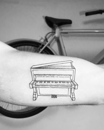 Piano Tattoos 170