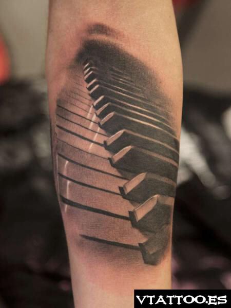 Piano Tattoos 30