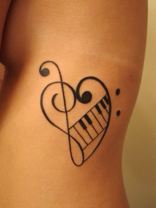 Piano Tattoos 40