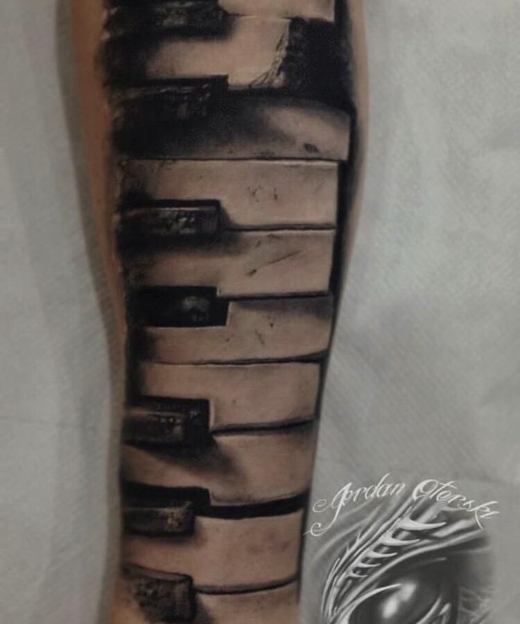 Piano Tattoos 57