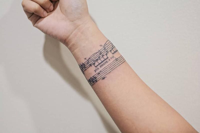 Piano Tattoos 60