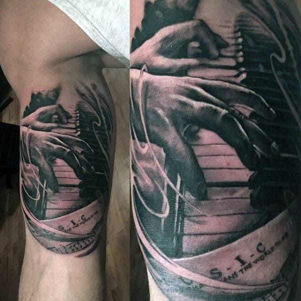 Piano Tattoos 62