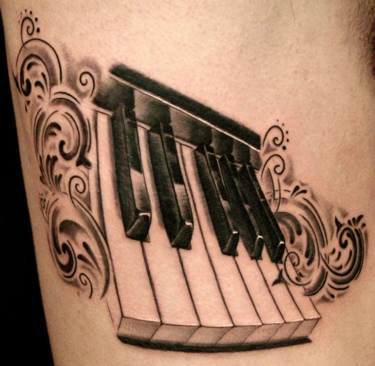 Piano Tattoos 63