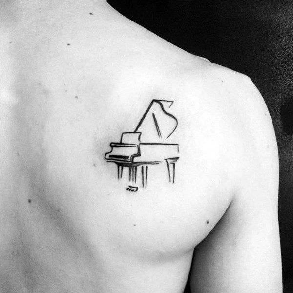 Piano Tattoos 8