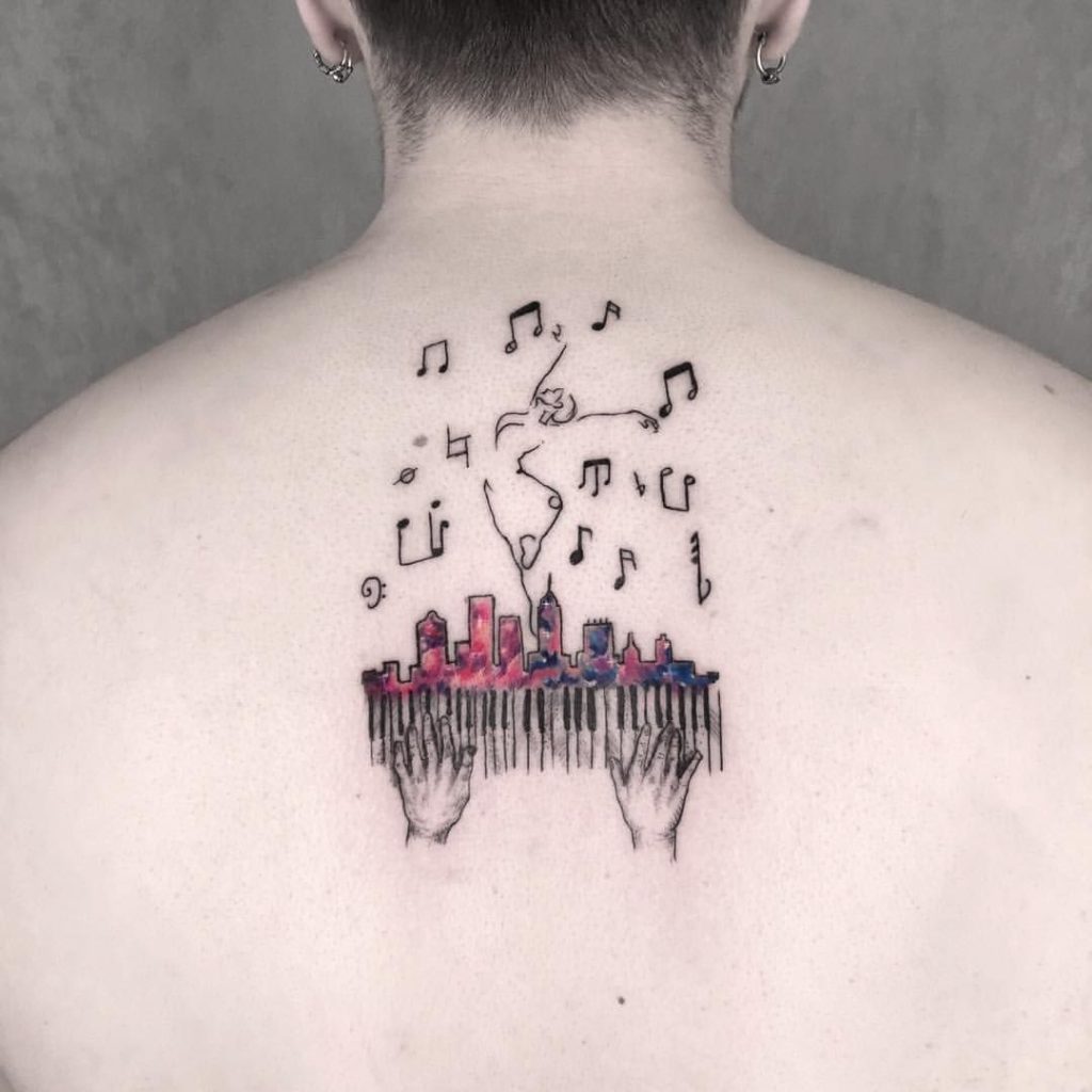 Piano Tattoos 93