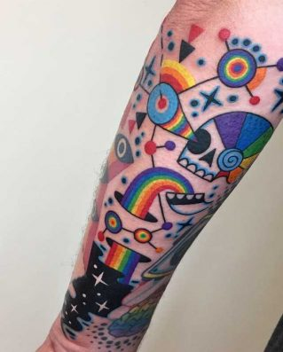 Psychedelic Tattoo 16