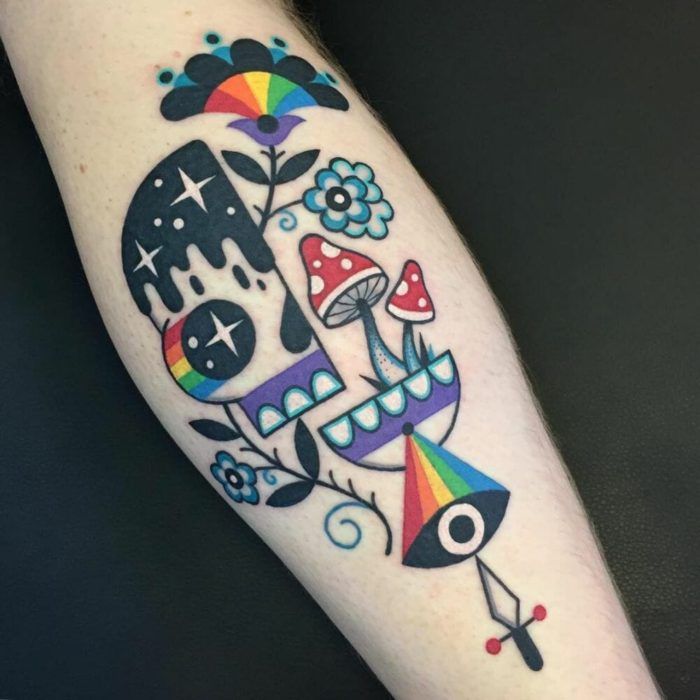 Psychedelic Tattoo 214