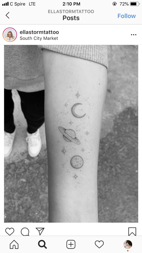 Saturn Tattoos 1