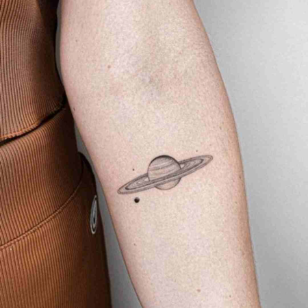 225+ Amazing Saturn Tattoos Ideas and Designs (2022) - TattoosBoyGirl