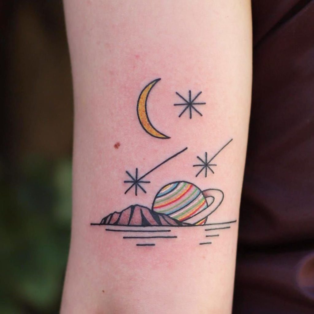 Saturn Tattoos 70